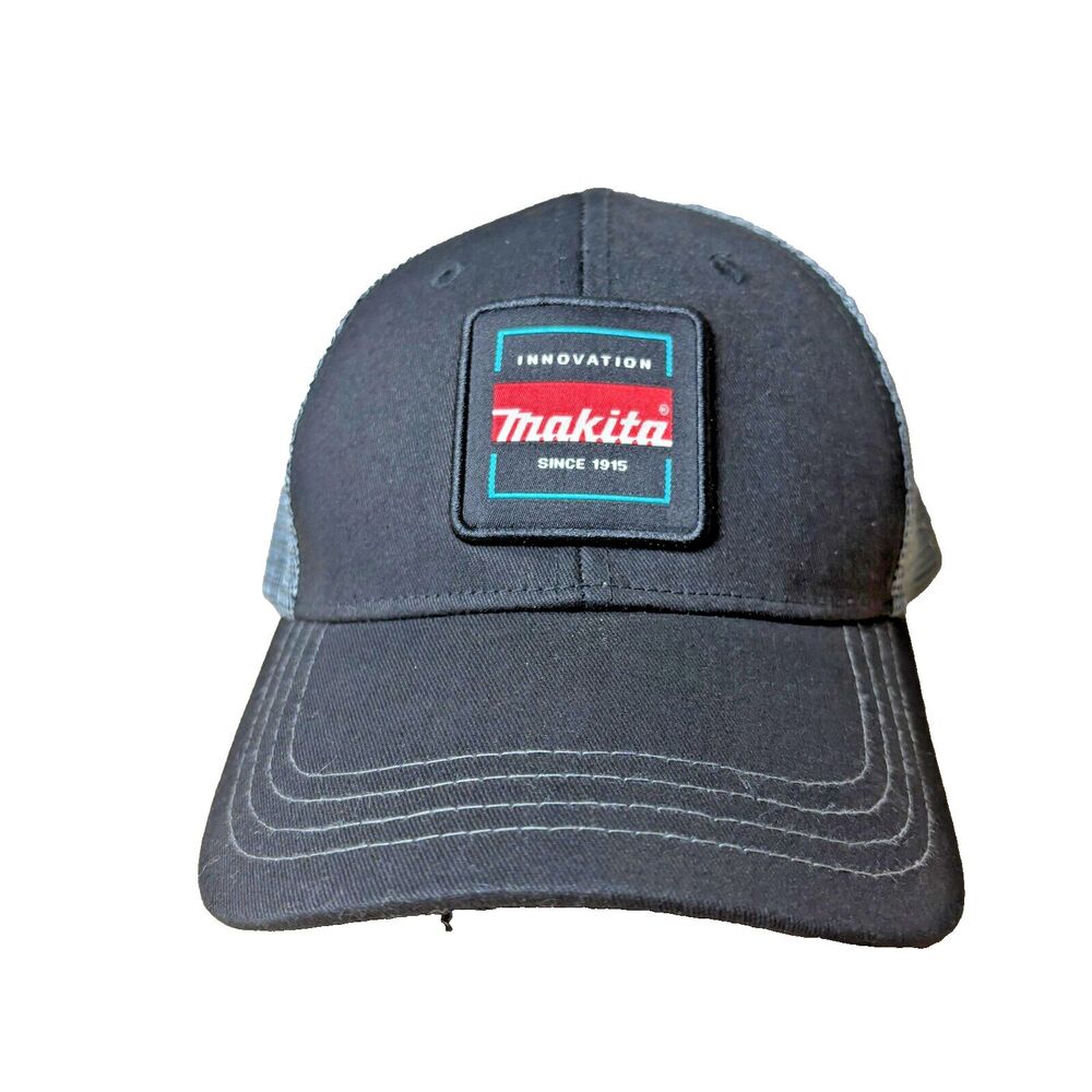 Makita Hat Cap Snap Back Black Outdoors Work Wear Adjustable